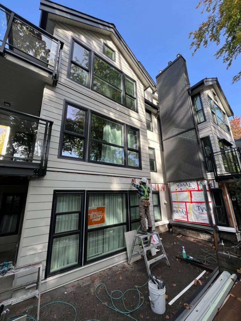 Exterior Contractor Calgary | Siding & Roofing | Pro Pacific James Hardie fibre cement siding project by Pro Pacific in NW Calgary