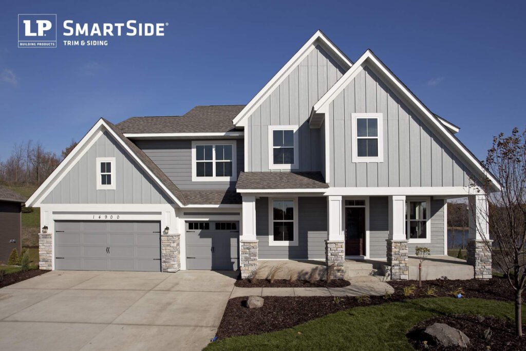 LP SmartSide engineered wood siding and trim