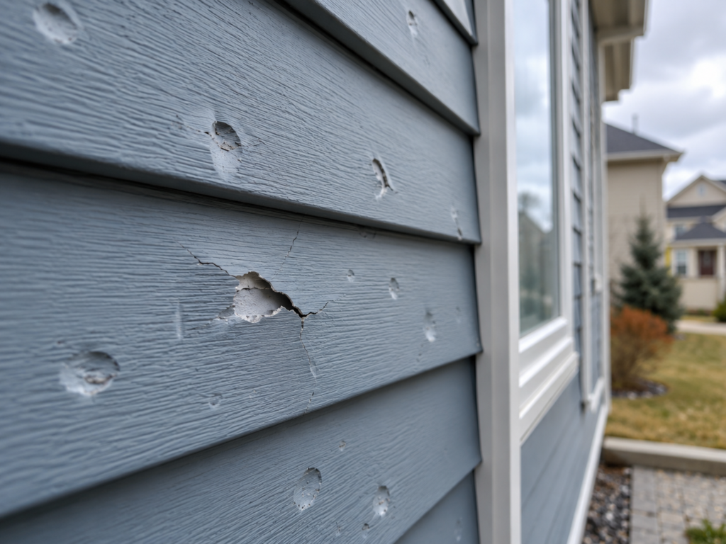 Exterior Contractor Calgary | Siding & Roofing | Pro Pacific Contractor replacing damaged siding panels on a home